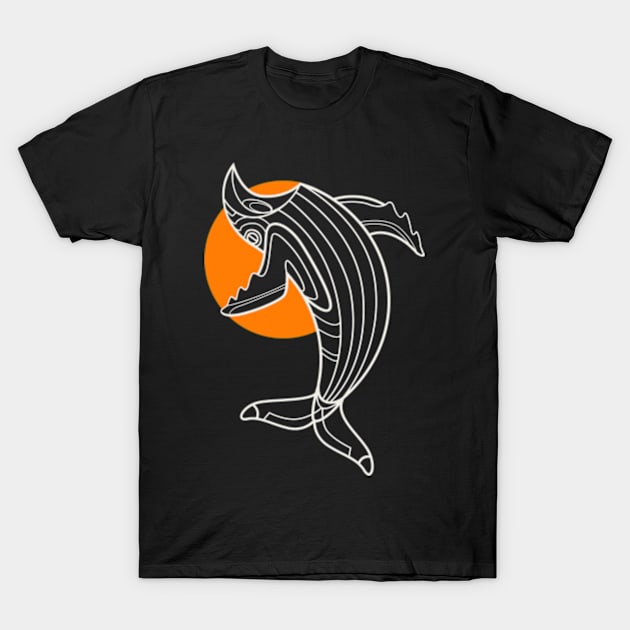 Deco Whale T-Shirt by qetza